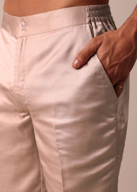 Elegant Stylish Peach Indowestern For Men