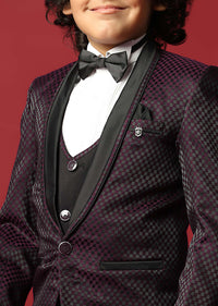 Embroidered Festive Tuxedo For Boys