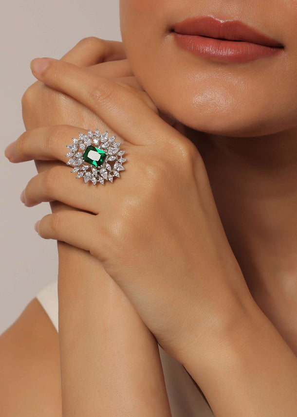 Eternal Elegant Emerald Ring