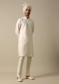 Exquisite White Sherwani Set