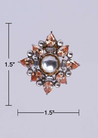 Floral Shape Cluster Earring Online - Kalki Fashion