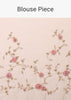 Pearl White Saree Fully Embroidered In Net Fabric