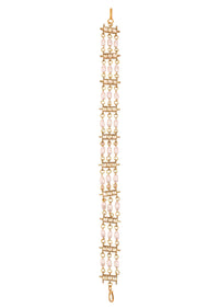 Gold Finish Kundan Polki And Pearls Sheeshpatti