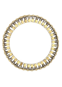 Gold Plated Bangle In Antique Vintage Design  Made In Sterling Silver By Sangeeta Boochra