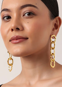 Gold Plated Link Style Chain Danglers