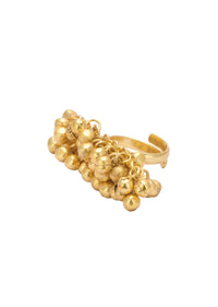 Gold Plated Ring With Gunghroo Detail
