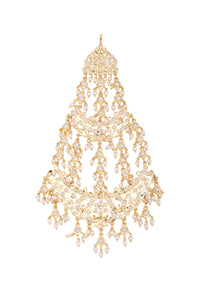 Gold Tone Kundan Bridal Passa