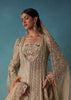 Gold Toned Embroidered Bridal Lehenga And Heavy Tube Top With Jacket