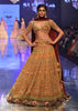 Golden Lehenga Bridal Lehenga In Raw Silk With Heavy Embroidery - NOOR 2022