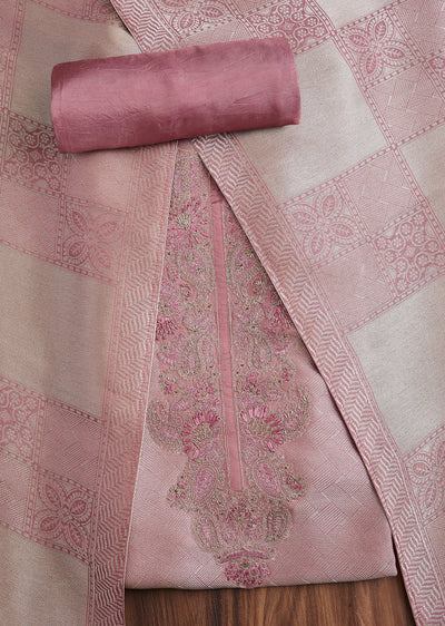 Graceful Pink Tissue Suit Set