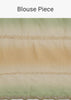 Green Orange Shaded Soft Organza Saree With Cutdana Embroidery And Stone Embellishment