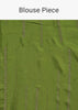 Green Orange Shaded Soft Organza Saree With Cutdana Embroidery And Stone Embellishment