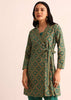 Green Printed Silk Kurta And Pant
