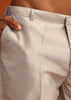 Grey Aari Embroidered Jacket Kurta Set