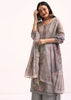 Grey French Knot Chanderi Kurta Palazzo Set