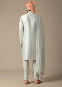 Grey Majesty Sherwani Set