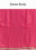 Hot Pink Organza Saree With Stone And Cut Dana Work