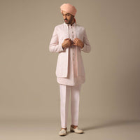 Indowestern Set With All-Over Heavy Embroidery