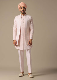 Indowestern Set With All-Over Heavy Embroidery