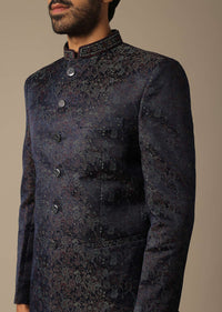 Jodhpuri Sherwani With Exquisite Collar Detailing