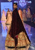 Chocolate Brown Arcadia Bridal Lehenga In Raw Silk With Embroidery - NOOR 2022