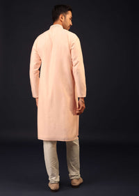 Kalki Creole Pink Embroidered Kurta Set