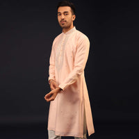 Kalki Creole Pink Embroidered Kurta Set