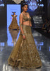 Mocha Brown Festive Ornate Lehenga In Net With Heavy Embroidery - NOOR 2022