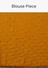Ocher Yellow Festive Saree Kashmiri Embroidered In Georgette