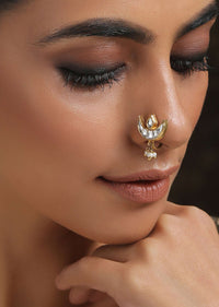 Gold Plated Kundan Nosepin