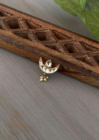 Gold Plated Kundan Nosepin