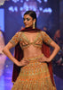 Golden Lehenga Bridal Lehenga In Raw Silk With Heavy Embroidery - NOOR 2022