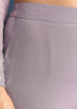 Lavender Chinon Kurta Sharara Suit With Moti Work