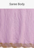 Lavender Tissue Saree With Zari Embroidered Border