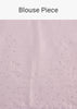 Light Lavender Tissue Saree With Cutdana Beads Embroidery And Scallop Border