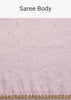 Light Lavender Tissue Saree With Cutdana Beads Embroidery And Scallop Border