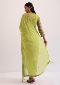 Light Green Embroidered Patiala Set