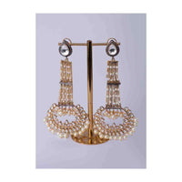 Long drop multi chain traditional earring only on Kalki