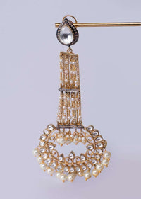 Long drop multi chain traditional earring only on Kalki