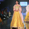 Sunset Yellow Lehenga Choli With Hand Embroidered Buttis