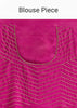 Magenta Organza Saree With Cut Dana And Sequin Embroidery