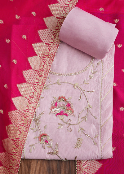 Mauve Tissue Suit Set