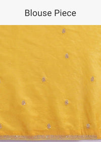 Mellow Yellow Saree In Cotton Silk With Salli Fringes On The Pallu And Buttis Online - Kalki Online