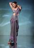 Mermaid Metallic Ready To Wear Saree And Blouse In Knit