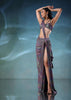 Mermaid Metallic Skirt And Top In Knit