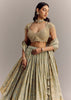 Mint Blue Embroidered Lehenga Set