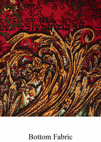 Multi color saree embellished in kundan embroidery only on Kalki