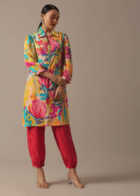 Multi Color Floral Print co ord set