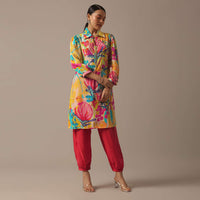 Multi Color Floral Print co ord set