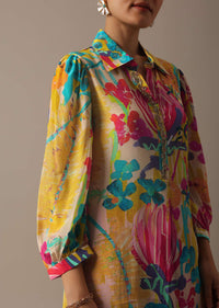 Multi Color Floral Print co ord set